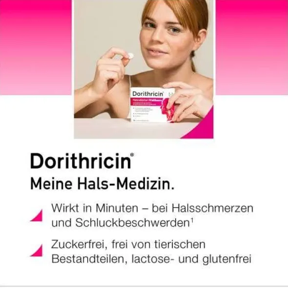 DORITHRICIN Halstabletten Waldbeere 20 St