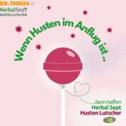 DR.THEISS HerbalSept Husten Lutscher Kids 6 St