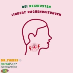 DR.THEISS HerbalSept Husten Lutscher Kids 6 St