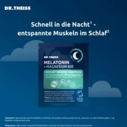 DR.THEISS Melatonin+Magn.400 Schlaf-Komplex Pulver 30X5 g