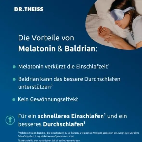 DR.THEISS Melatonin+Magn.400 Schlaf-Komplex Pulver 15X5 g