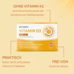 DR.THEISS Vitamin D3 Tabletten 2000 I.E. 60 St