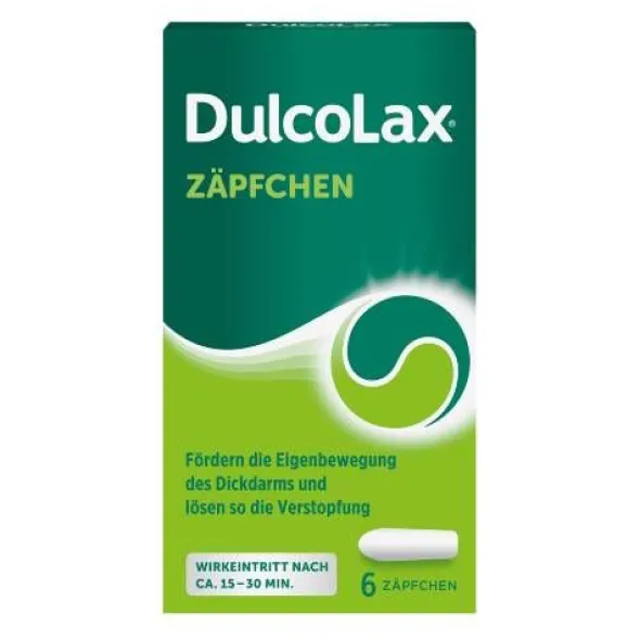 DULCOLAX 10 mg Zäpfchen 6 St