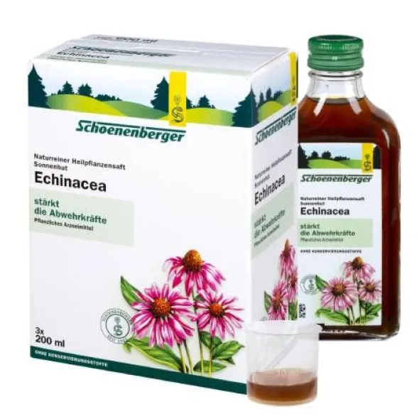 ECHINACEA SAFT Schoenenberger Heilpflanzensäfte 3X200 ml