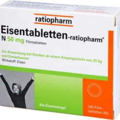 EISENTABLETTEN-ratiopharm N 50 mg Filmtabletten 100 St