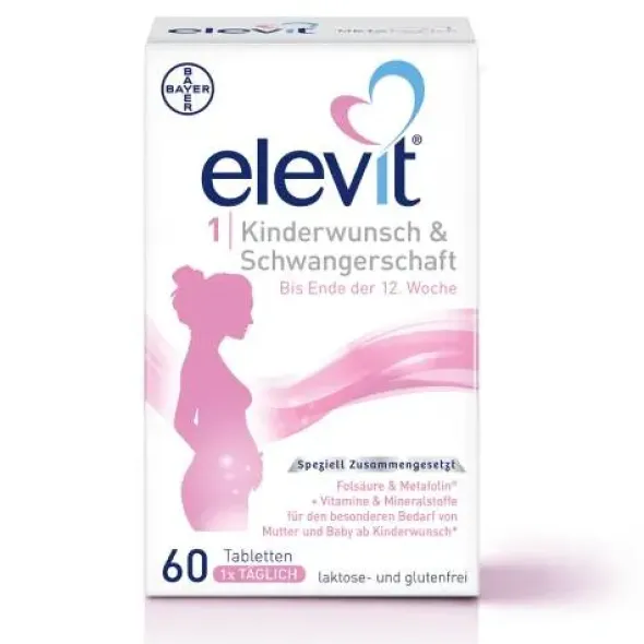ELEVIT 1 Kinderwunsch & Schwangerschaft Tabletten 1X60 St