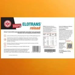 ELOTRANS reload Elektrolyt-Pulver Orange Eintracht 30X7,57 g