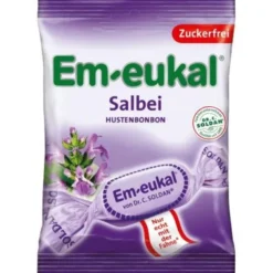 EM-EUKAL Bonbons Salbei zuckerfrei 75 g
