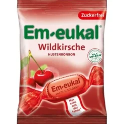 EM-EUKAL Bonbons Wildkirsche zuckerfrei 75 g