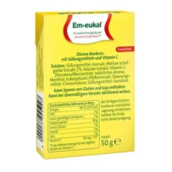 EM-EUKAL Bonbons Zitrone zuckerfrei Box 50 g