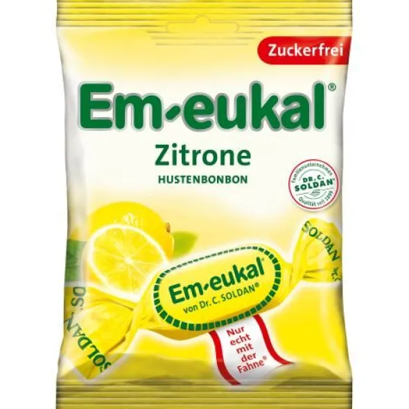 EM-EUKAL Bonbons Zitrone zuckerfrei 75 g