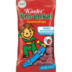 EM-EUKAL Kinder Gummidrops coole Walderdbeere zh. 75 g