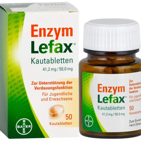 ENZYM LEFAX Kautabletten 50 St