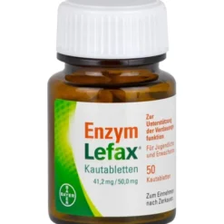 ENZYM LEFAX Kautabletten 50 St
