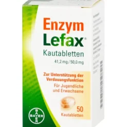 ENZYM LEFAX Kautabletten 50 St