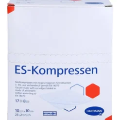 ES-KOMPRESSEN steril 10x10 cm 8fach 25X2 St