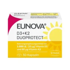 EUNOVA DuoProtect D3+K2 1000 I.E./80 μg Kapseln 30 St