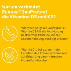 EUNOVA DuoProtect D3+K2 1000 I.E./80 μg Kapseln 30 St