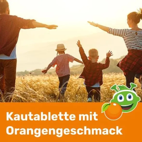 EUNOVA Junior Kautabletten m.Orangengeschmack 100 St