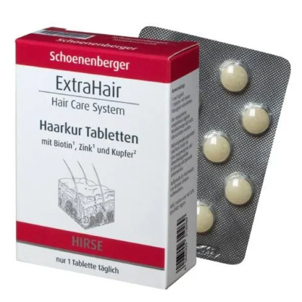 EXTRAHAIR Hair Care Sys.Haarkurtabletten Schoe. 30 St