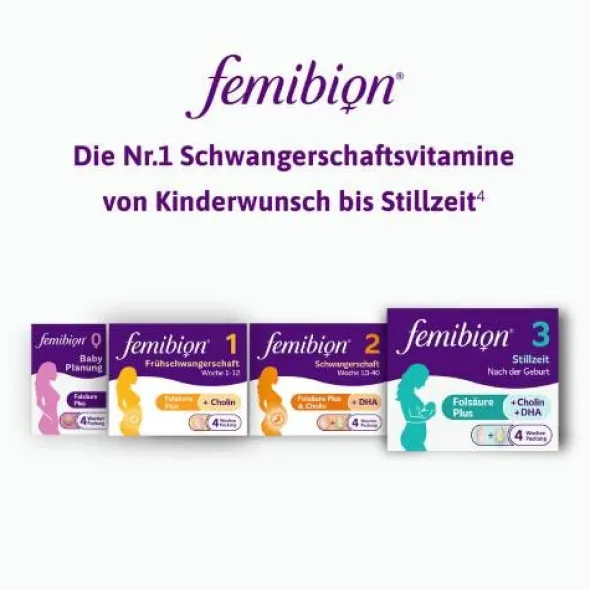 FEMIBION 3 Stillzeit Kombipackung 2X56 St