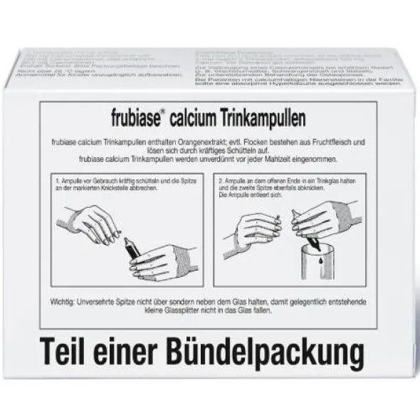 FRUBIASE CALCIUM T Trinkampullen 20 St