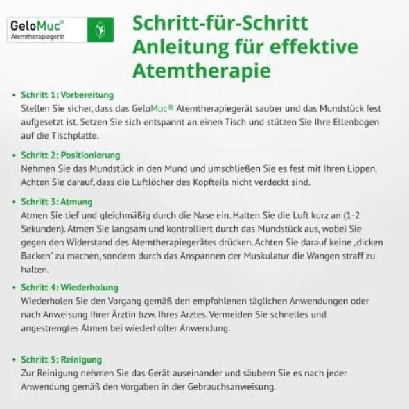 GELOMUC Atemtherapiegerät 1 St