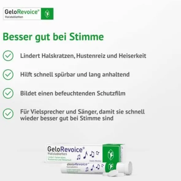 GELOREVOICE Halstabletten Cassis-Menthol Lut.-Tab. 20 St
