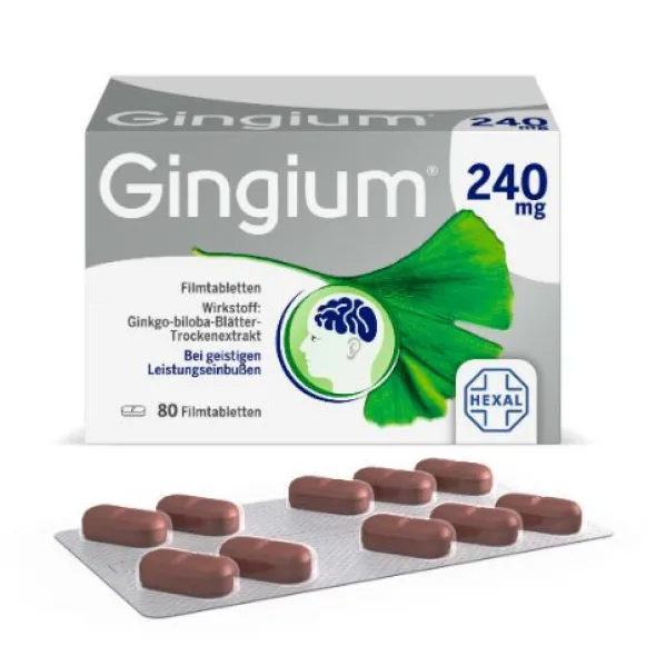 GINGIUM 240 mg Filmtabletten 80 St