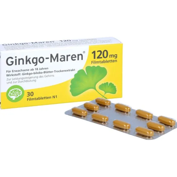 GINKGO-MAREN 120 mg Filmtabletten 30 St
