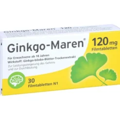 GINKGO-MAREN 120 mg Filmtabletten 30 St