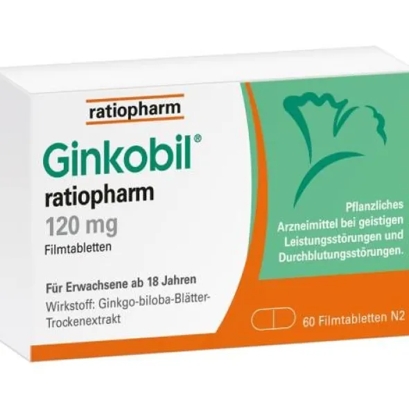 GINKOBIL-ratiopharm 120 mg Filmtabletten 60 St