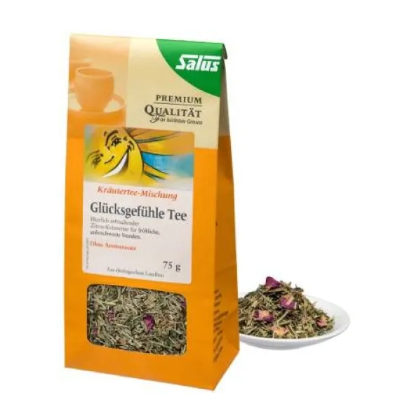 GLÜCKSGEFÜHLE Tee Zitrus-Kräutertee Bio Salus 75 g