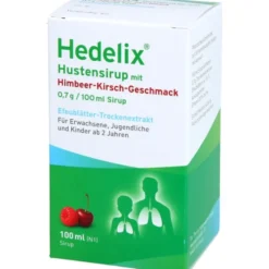 HEDELIX Hustensirup mit Himbeer-Kirsch-Geschmack 100 ml