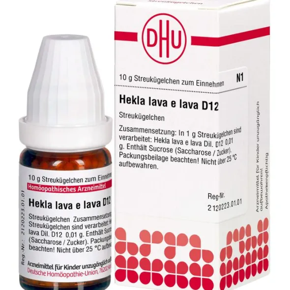 HEKLA lava e lava D 12 Globuli 10 g