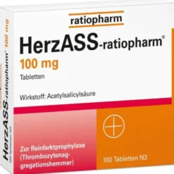 HERZASS-ratiopharm 100 mg Tabletten 100 St