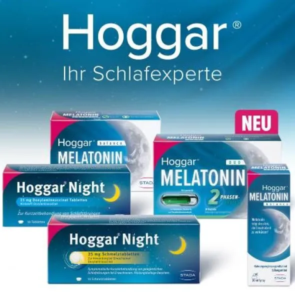 HOGGAR Melatonin DUO Einschlaf-Kapseln 30 St