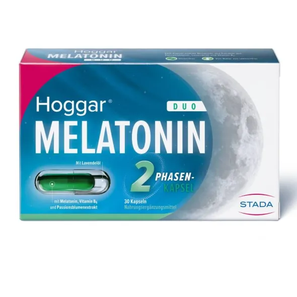 HOGGAR Melatonin DUO Einschlaf-Kapseln 30 St