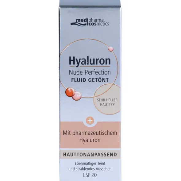 HYALURON NUDE Perfect.Fluid getönt s.hel HT LSF 20 50 ml
