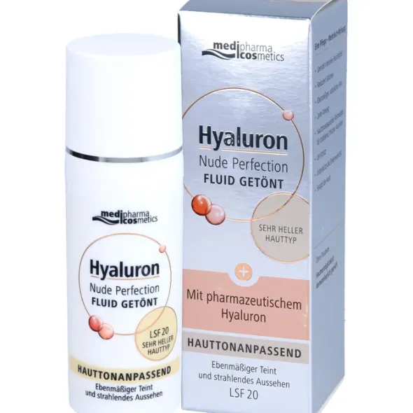 HYALURON NUDE Perfect.Fluid getönt s.hel HT LSF 20 50 ml