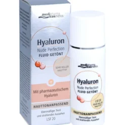 HYALURON NUDE Perfect.Fluid getönt s.hel HT LSF 20 50 ml