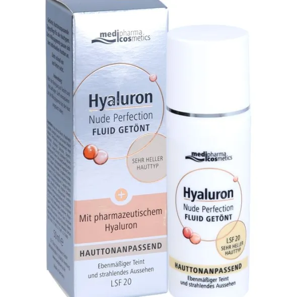 HYALURON NUDE Perfect.Fluid getönt s.hel HT LSF 20 50 ml