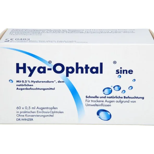HYA-OPHTAL sine Augentropfen 60X0,5 ml