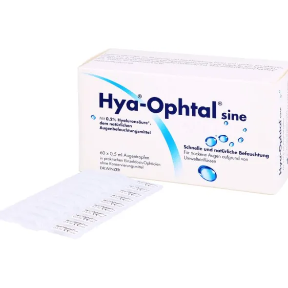 HYA-OPHTAL sine Augentropfen 60X0,5 ml