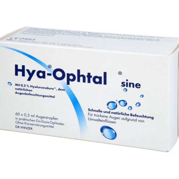 HYA-OPHTAL sine Augentropfen 60X0,5 ml