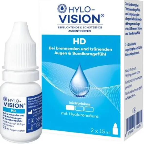 HYLO-VISION HD Augentropfen 2X15 ml