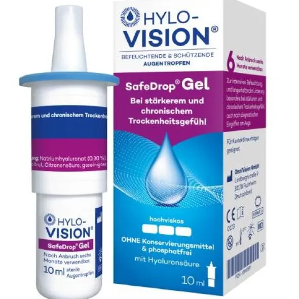 HYLO-VISION SafeDrop Gel Augentropfen 10 ml