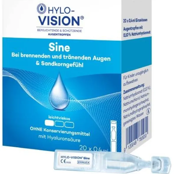 HYLO-VISION sine Einzeldosispipetten 20X0,4 ml