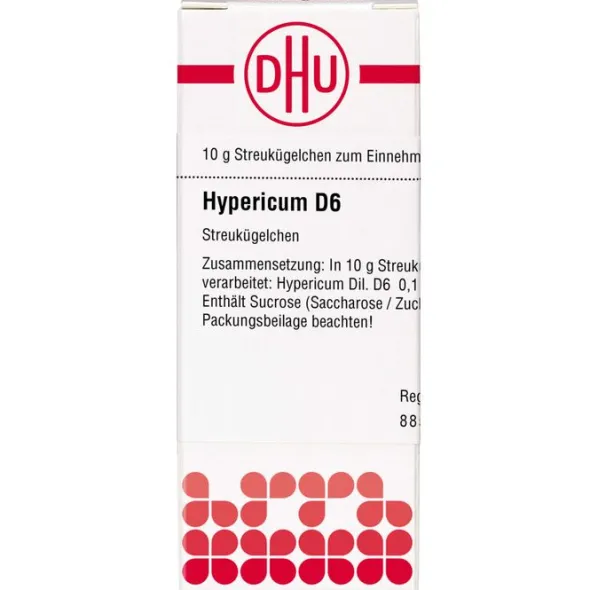 HYPERICUM D 6 Globuli 10 g