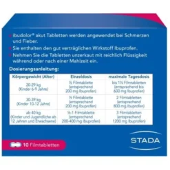 IBUDOLOR akut 400 mg Filmtabletten 10 St